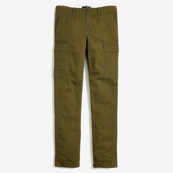 J. Crew Other - J. Crew Men's Straight-fit cargo pant OLIVE